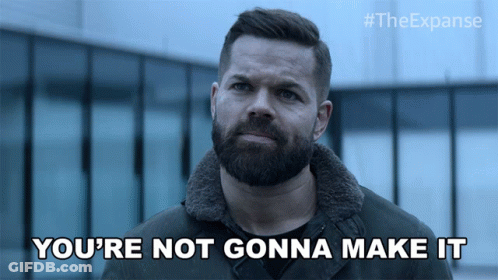 A Man With A Beard Says That He 'S Not Gonna Make It GIF