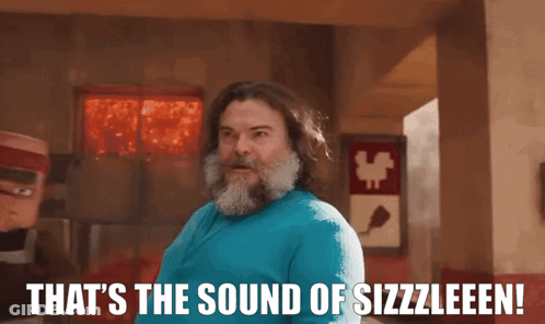 A Man With A Beard Says That 'S The Sound Of Sizzzleeen GIF