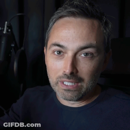 A Man With A Beard Says That Would Be Pretty Catastrophic In Front Of A Microphone GIF