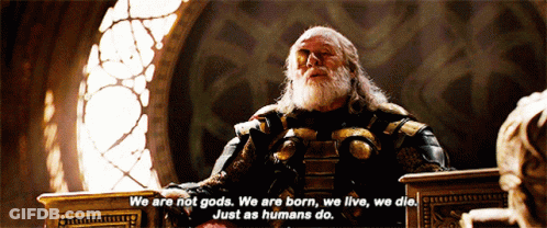 Man Says We Are Not Gods We Are Human GIF