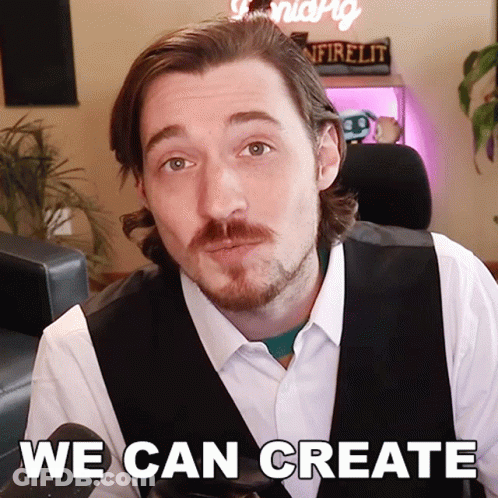 Man With Beard Saying We Can Create GIF