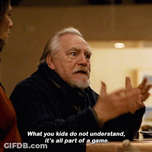 A Man With A Beard Says " What You Kids Do Not Understand It 'S All Part Of A Game .. " GIF