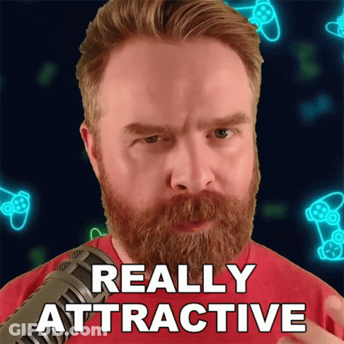 Bearded Man With Microphone Saying Really Attractive GIF