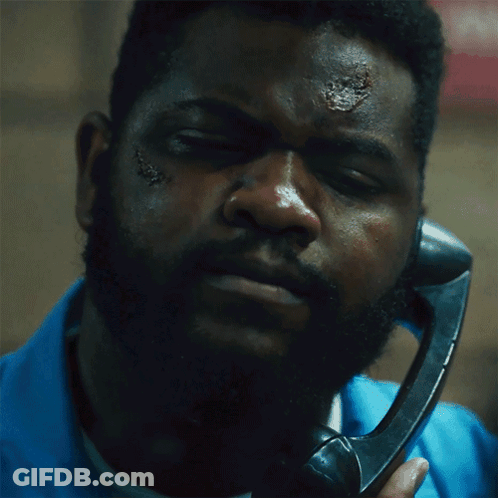 A Man With A Beard Talking On A Phone With The Words It 'S All Good Below Him GIF
