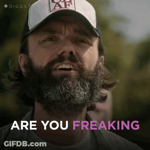 A Man With A Beard Wearing A Hat That Says ' U.s. Af ' On It GIF