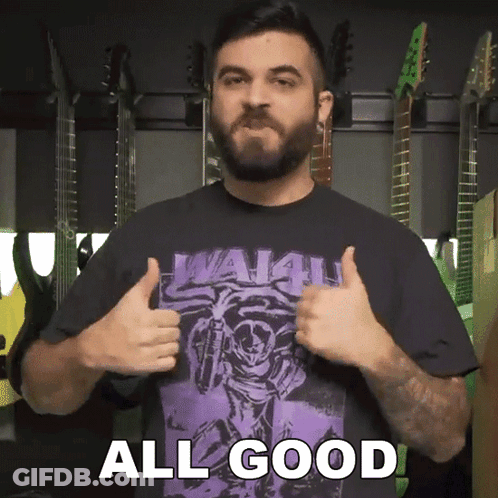 A Man With A Beard Wearing A Hawaii Shirt Giving Two Thumbs Up GIF