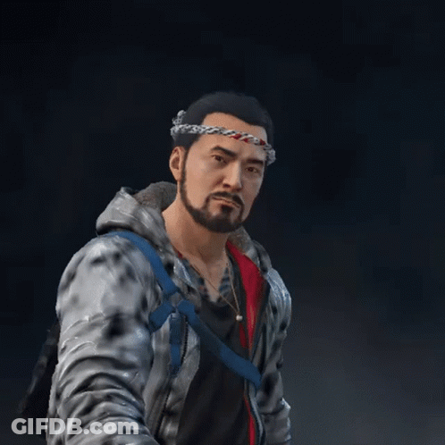 A Man With A Beard Wearing A Headband And A Hoodie GIF