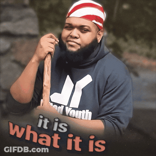 A Man With A Beard Wearing A Jr Brand Youth Sweatshirt GIF