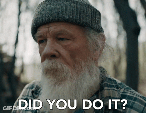Bearded Man In Plaid Shirt And Beanie GIF