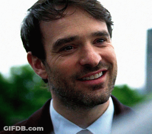 Bearded Man Smiling For Camera GIF