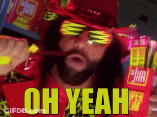 A Man With A Beard Wearing Sunglasses And A Hat Says Oh Yeah GIF