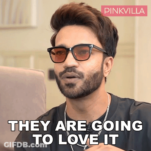 Bearded Man With Sunglasses And Necklace Says They Will Love It GIF