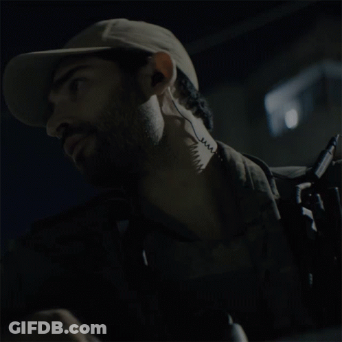 A Man With A Hat And Ear Buds Says " I Got An Idea Boss " GIF