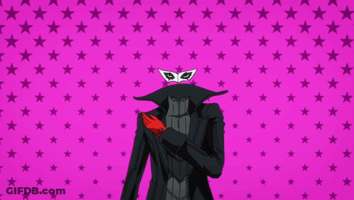 A Man With A Mask On His Face Stands In Front Of A Speech Bubble That Says You 'Re My Self GIF