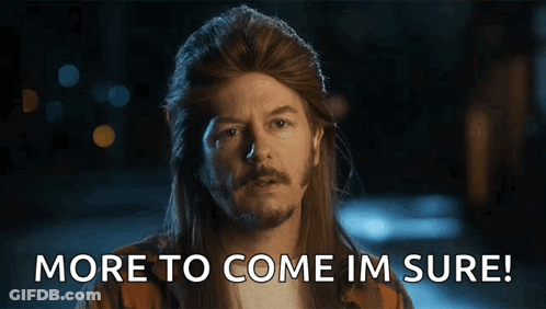 A Man With A Mullet And A Beard Says More To Come Im Sure GIF