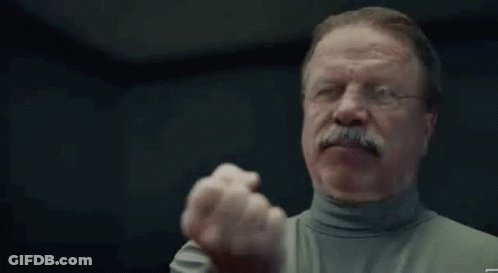 A Man With A Mustache And Glasses Is Giving A Thumbs Up . GIF