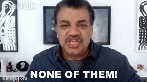 A Man With A Mustache Is Making A Funny Face And Saying None Of Them . GIF