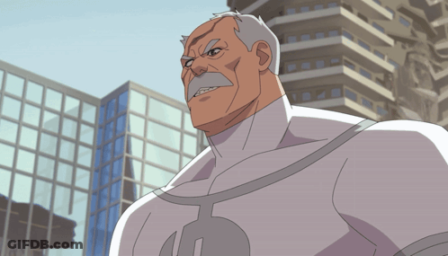 A Man With A Mustache Is Wearing A White Shirt With A Dollar Sign On It GIF