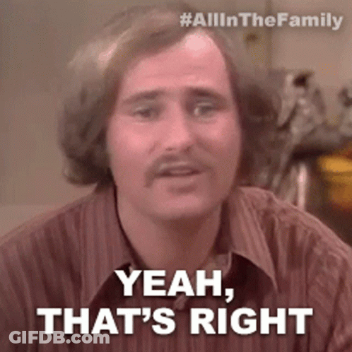 Man With Mustache Saying Yeah That's Right GIF