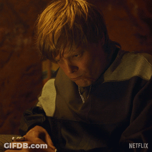 A Man With A Necklace Says You Accusing Me Of Something Netflix GIF