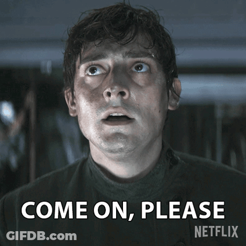 Man With Nose Ring Says Come On Please On Netflix Poster GIF