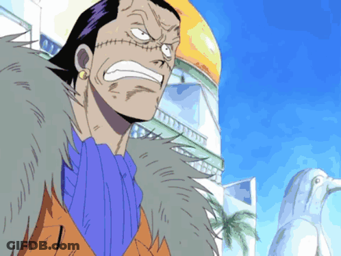 A Man With A Purple Scarf Around His Neck Is Standing In Front Of A Building GIF