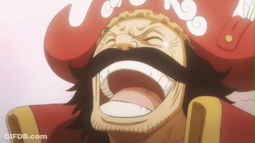 A Man With A Red Hat And Mustache Is Laughing With His Mouth Open GIF