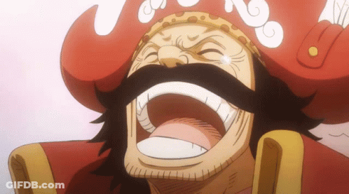 A Man With A Red Hat And Mustache Is Laughing With His Mouth Wide Open . GIF