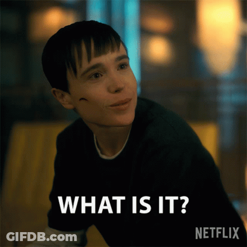 A Man With A Scar On His Face Is Asking What Is It On Netflix GIF