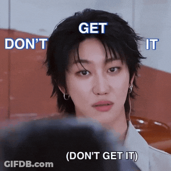 A Man With A Serious Look On His Face And The Words " Don 'T Get It " Above Him GIF