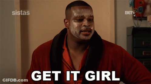 A Man With A Sistas Logo On The Bottom Right GIF