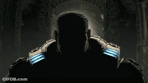 A Man With A Skull On His Hat Is Wearing A Military Uniform GIF