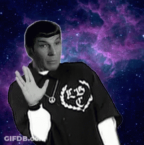 A Man With A Stethoscope Around His Neck Is Wearing A Shirt That Says ' Ec ' On It GIF