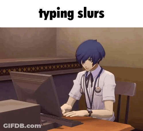 A Man With A Stethoscope Around His Neck Sits At A Desk Typing On A Computer GIF