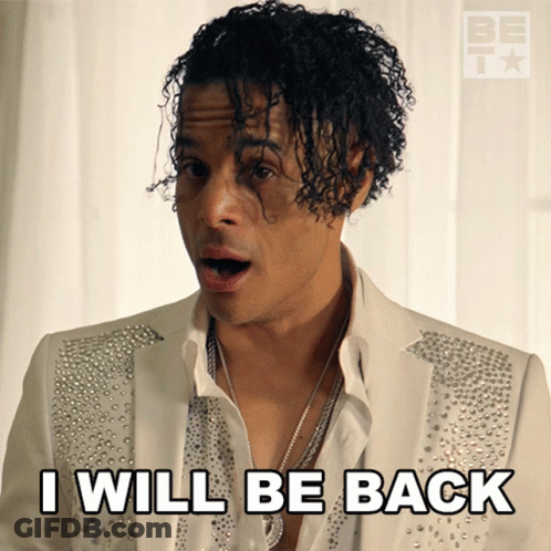 A Man With A Surprised Look On His Face Says I Will Be Back GIF