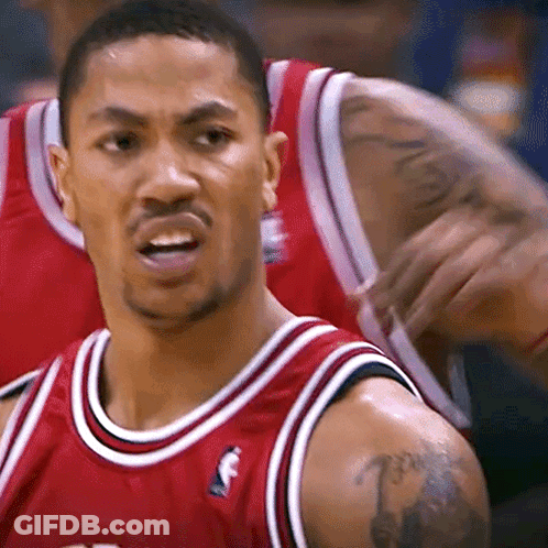 A Man With A Tattoo On His Arm Is Wearing A Red Jersey With The Letter F On The Front GIF