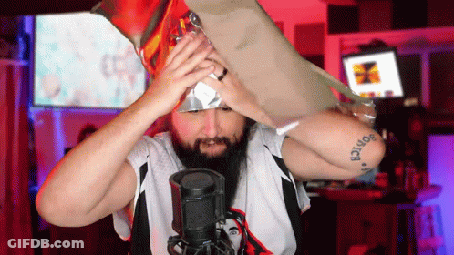 A Man With A Tattoo On His Arm That Says ' Botice ' GIF