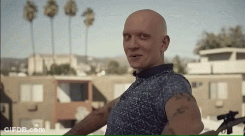 Man With Sorry Tattoo On Arm GIF