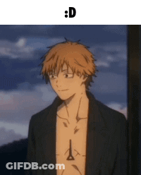 A Man With A Tattoo On His Chest Is Wearing A Jacket . GIF