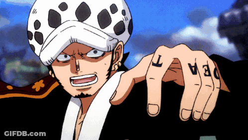 A Man With A Tattoo On His Finger That Says " Death " GIF