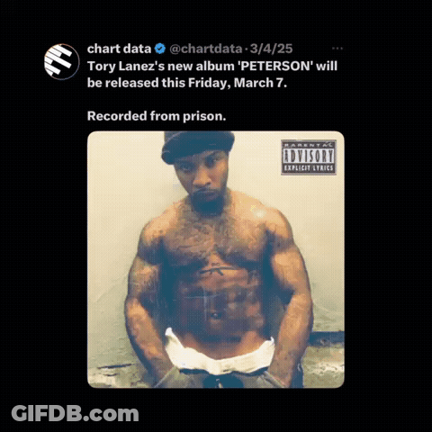 A Man With A Tattoo On His Forehead Has The Word Tanked Below Him GIF