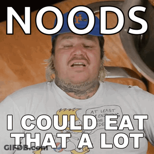 A Man With A Tattoo On His Neck Is Wearing A Shirt With Bart Simpson On It GIF