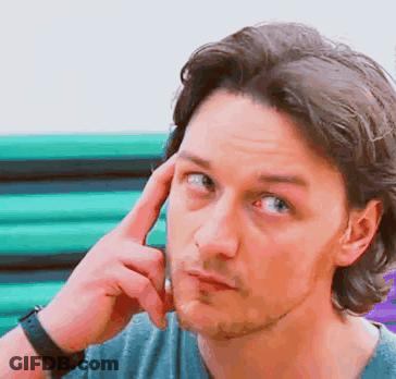 A Man With A Watch On His Wrist Is Thinking GIF