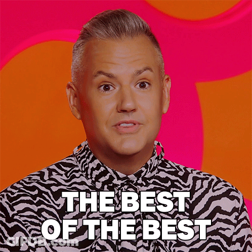 A Man With A Zebra Print Shirt Says The Best Of The Best GIF