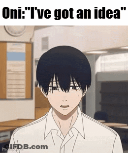 Man With Black Hair In Classroom Says I Got An Idea GIF