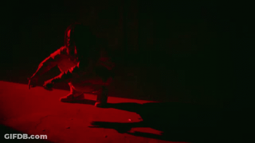A Man With Dreadlocks In A Red Jacket GIF