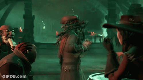 A Man With Dreadlocks Is Playing A Flute In A Game GIF