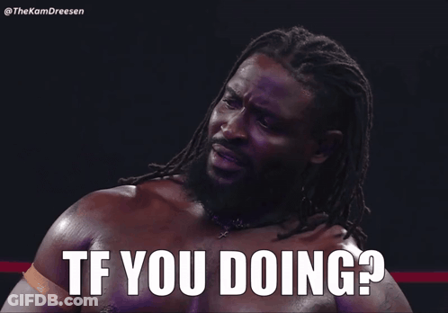 A Man With Dreadlocks Says " If You Doing " On The Screen GIF