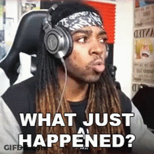 Man With Dreadlocks Headphones And Bandana GIF