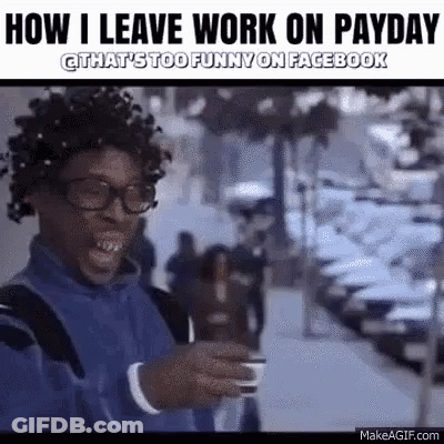 A Man With Glasses And A Backpack Is Holding A Cup Of Coffee And A Cell Phone . GIF